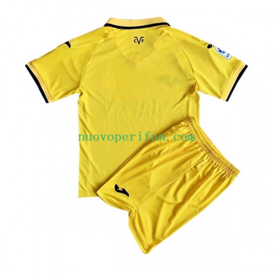 Maglie da Calcio Villarreal CF Bambino Prima Tenuta 2022-2023 Maniche Corte