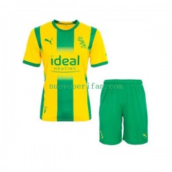 Maglie da Calcio West Bromwich Albion Bambino Trasferta Tenuta 2022-2023 Maniche Corte