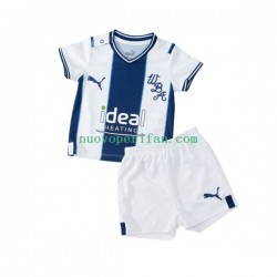 Maglie da Calcio West Bromwich Albion Bambino Prima Tenuta 2022-2023 Maniche Corte