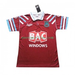 Maglie da Calcio West Ham United Retro Uomo Prima Tenuta 1991-1992 Maniche Corte