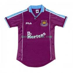 Maglie da Calcio West Ham United Retro Uomo Prima Tenuta 1999-2001 Maniche Corte