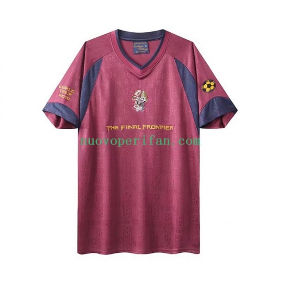 Maglie da Calcio West Ham United Iron Maiden Retro Uomo Trasferta Tenuta 2010 Maniche Corte