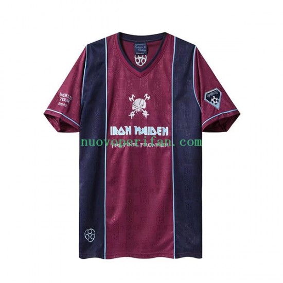 Maglie da Calcio West Ham United Iron Maiden Retro Uomo Trasferta Tenuta 2011 Maniche Corte