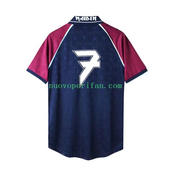 Maglie da Calcio West Ham United Iron Maiden Retro Uomo Prima Tenuta 1999 Maniche Corte