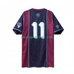 Maglie da Calcio West Ham United Iron Maiden Retro Uomo Prima Tenuta 2011 Maniche Corte