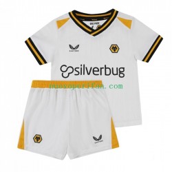 Maglie da Calcio Wolverhampton Wanderers Bambino Alternativa Tenuta 2022-2023 Maniche Corte
