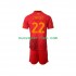 Maglie da Calcio AS Roma Nicolo Zaniolo 22 Bambino Prima Tenuta 2022-2023 Maniche Corte