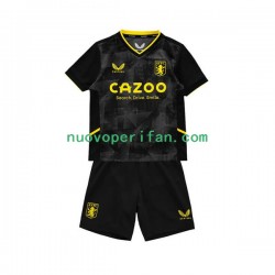 Maglie da Calcio Aston Villa Bambino Alternativa Tenuta 2022-2023 Maniche Corte