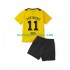 Maglie da Calcio Borussia Dortmund Marco Reus 11 Bambino Prima Tenuta 2022-2023 Maniche Corte