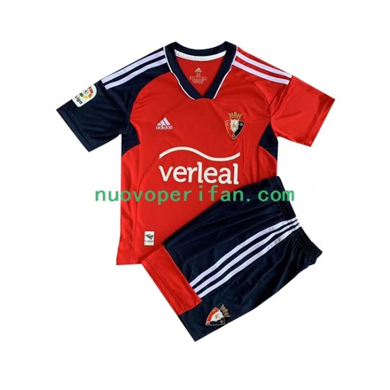 Maglie da Calcio CA Osasuna Bambino Prima Tenuta 2022-2023 Maniche Corte