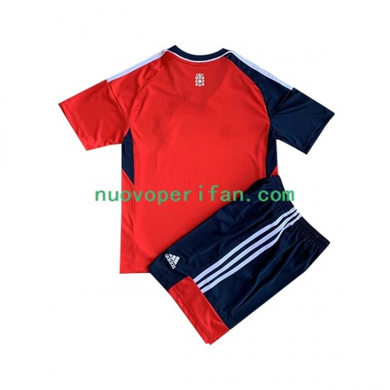 Maglie da Calcio CA Osasuna Bambino Prima Tenuta 2022-2023 Maniche Corte