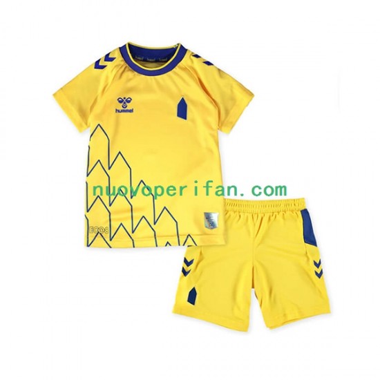 Maglie da Calcio Everton Bambino Alternativa Tenuta 2022-2023 Maniche Corte