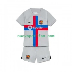 Maglie da Calcio FC Barcelona Bambino Alternativa Tenuta 2022-2023 Maniche Corte