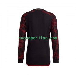 Maglie da Calcio Germania Uomo Trasferta Tenuta Mondiali 2022 Maniche Lunghe