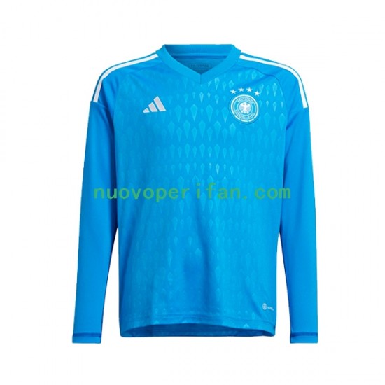 Maglie da Calcio Germania Portiere Uomo Prima Tenuta Mondiali 2022 Maniche Corte