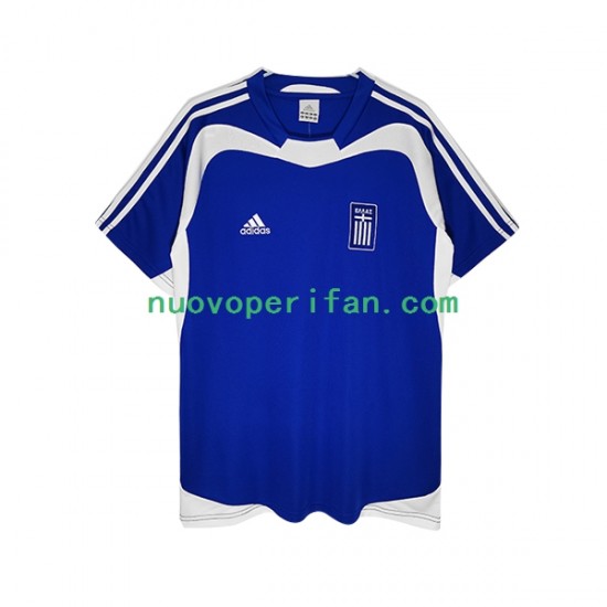 Maglie da Calcio Grecia Retro Uomo Trasferta Tenuta 2004 Maniche Corte