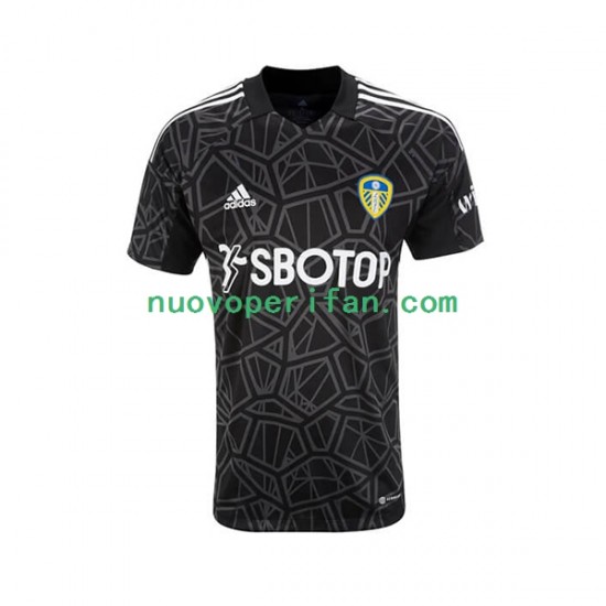 Maglie da Calcio Leeds United Portiere Uomo Prima Tenuta 2022-2023 Maniche Corte