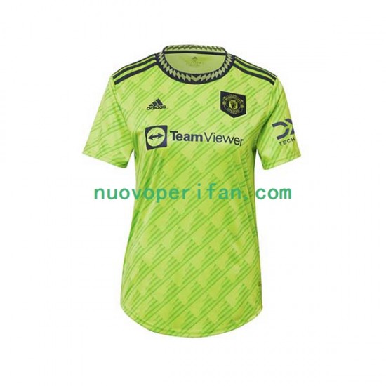 Maglie da Calcio Manchester United Donna Alternativa Tenuta 2022-2023 Maniche Corte
