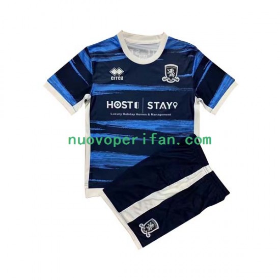 Maglie da Calcio Middlesbrough Bambino Trasferta Tenuta 2022-2023 Maniche Corte