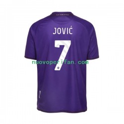 Maglie da Calcio ACF Fiorentina Jovic 7 Uomo Prima Tenuta 2022-2023 Maniche Corte