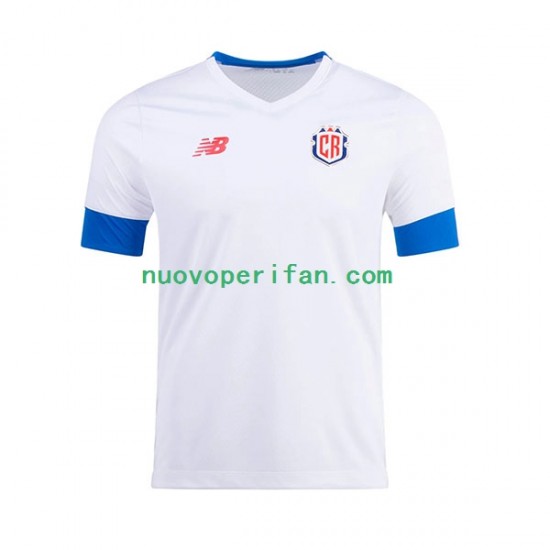 Maglie da Calcio Costa Rica Uomo Trasferta Tenuta Mondiali 2022 Maniche Corte