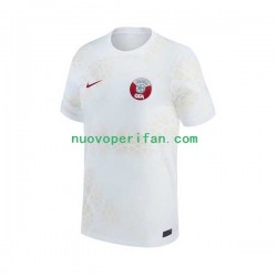 Maglie da Calcio Qatar Uomo Trasferta Tenuta Mondiali 2022 Maniche Corte