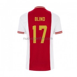Maglie da Calcio AFC Ajax Daley Blind 17 Uomo Prima Tenuta 2022-2023 Maniche Corte