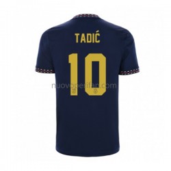 Maglie da Calcio AFC Ajax Dusan Tadic 10 Uomo Trasferta Tenuta 2022-2023 Maniche Corte