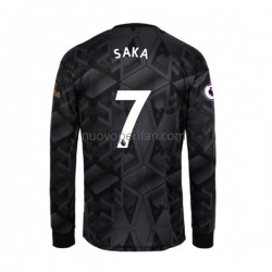 Maglie da Calcio Arsenal Bukayo Saka 7 Uomo Trasferta Tenuta 2022-2023 Maniche Lunghe