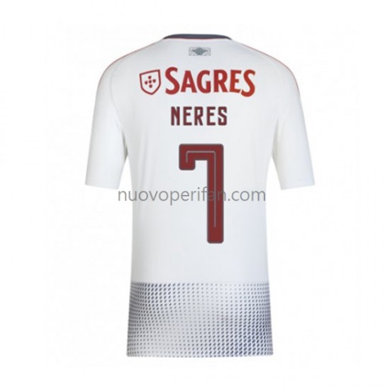 Maglie da Calcio Benfica David Neres 7 Uomo Alternativa Tenuta 2022-2023 Maniche Corte