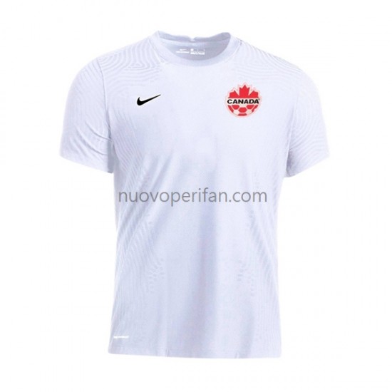 Maglie da Calcio Canada Uomo Trasferta Tenuta Mondiali 2022 Maniche Corte