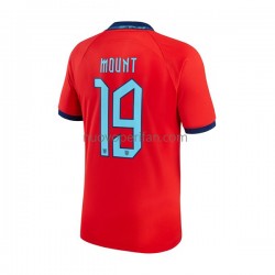 Maglie da Calcio Inghilterra Mount 19 Uomo Trasferta Tenuta Mondiali 2022 Maniche Corte