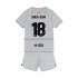 Maglie da Calcio FC Barcelona Jordi Alba 18 Bambino Alternativa Tenuta 2022-2023 Maniche Corte