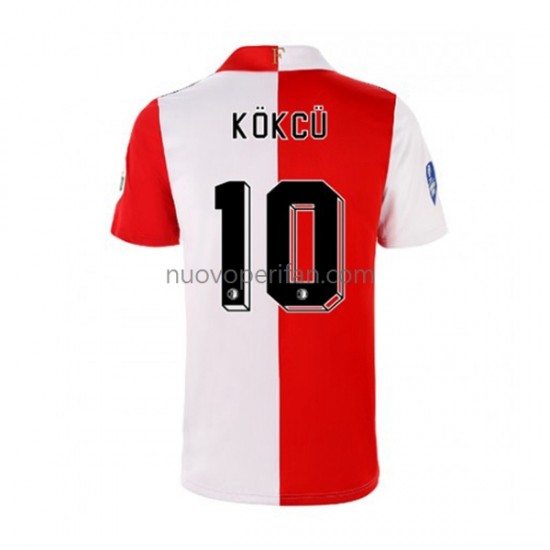 Maglie da Calcio Feyenoord Rotterdam Orkun Kokcu 10 Uomo Prima Tenuta 2022-2023 Maniche Corte