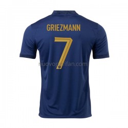 Maglie da Calcio Francia Griezmann 7 Uomo Prima Tenuta Mondiali 2022 Maniche Corte