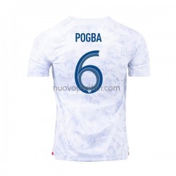 Maglie da Calcio Francia Pogba 6 Uomo Trasferta Tenuta Mondiali 2022 Maniche Corte