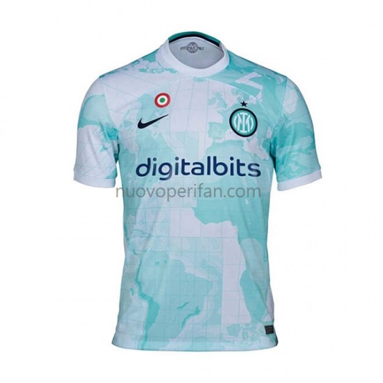 Maglie da Calcio Inter Milan Uomo Trasferta Tenuta 2022-2023 Maniche Corte