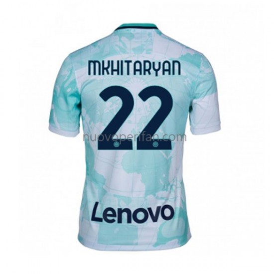 Maglie da Calcio Inter Milan Henrikh Mkhitaryan 22 Uomo Trasferta Tenuta 2022-2023 Maniche Corte