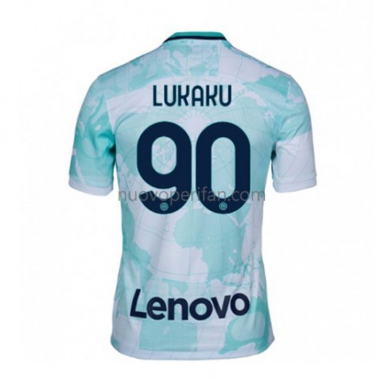 Maglie da Calcio Inter Milan Romelu Lukaku 90 Uomo Trasferta Tenuta 2022-2023 Maniche Corte