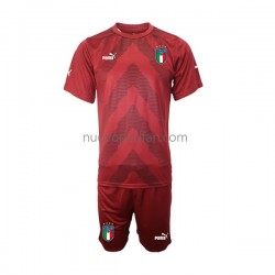 Maglie da Calcio Italia Portiere Bambino Trasferta Tenuta 2022-2023 Maniche Corte