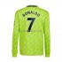 Maglie da Calcio Manchester United Cristiano Ronaldo Uomo Alternativa Tenuta 2022-2023 Maniche Lunghe