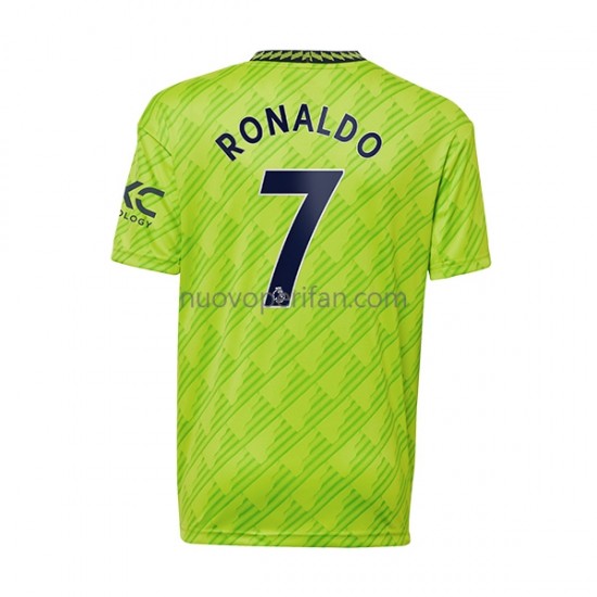 Maglie da Calcio Manchester United Cristiano Ronaldo Uomo Alternativa Tenuta 2022-2023 Maniche Corte