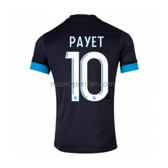 Maglie da Calcio Olympique de Marseille Dimitri Payet 10 Uomo Trasferta Tenuta 2022-2023 Maniche Corte