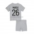 Maglie da Calcio Paris Saint-Germain Mukiele 26 Bambino Trasferta Tenuta 2022-2023 Maniche Corte