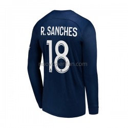 Maglie da Calcio Paris Saint-Germain R.Sanches 18 Uomo Prima Tenuta 2022-2023 Maniche Lunghe