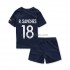 Maglie da Calcio Paris Saint-Germain R.Sanches 18 Bambino Prima Tenuta 2022-2023 Maniche Corte