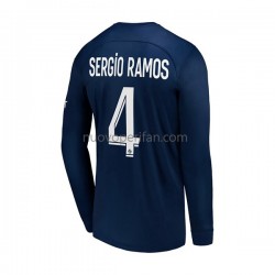 Maglie da Calcio Paris Saint-Germain Sergio Ramos 4 Uomo Prima Tenuta 2022-2023 Maniche Lunghe