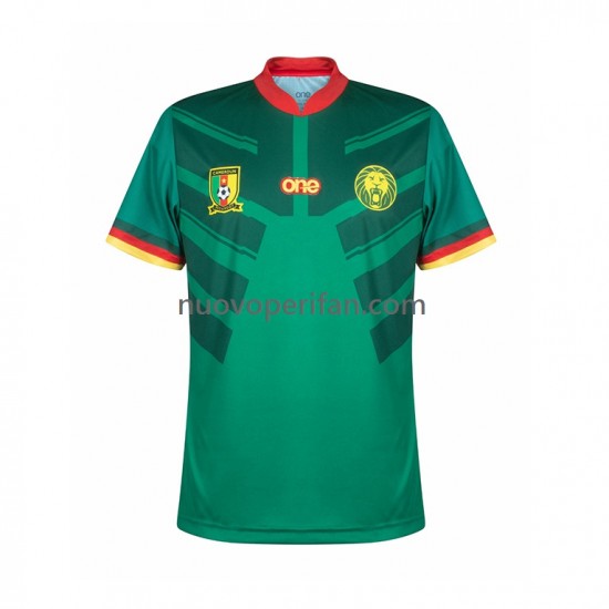 Maglie da Calcio Camerun Uomo Prima Tenuta Mondiali 2022 Maniche Corte