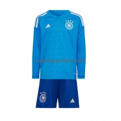 Maglie da Calcio Germania Portiere Bambino Prima Tenuta Mondiali 2022 Maniche Lunghe