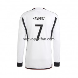 Maglie da Calcio Germania Havertz 7 Uomo Prima Tenuta Mondiali 2022 Maniche Lunghe